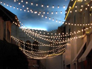 outdoor string lights